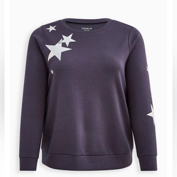 torrid Tops - NEW TORRID Star Sweatshirt 